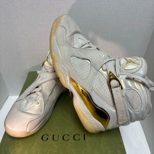 Nike Air Jordan 8 Retro C C Trophy Ivory & Gold 832821 030 Size 8 US / 41 EURO